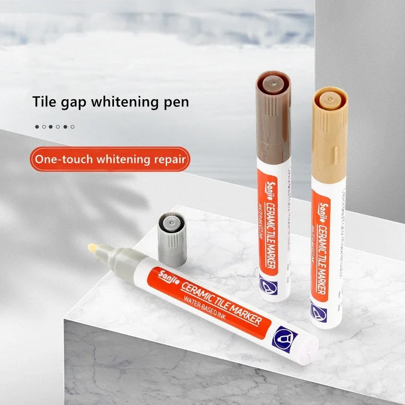 白い防水タイルマーカー目地ペン、浴室の床の除染用壁の継ぎ目修 - Tile Grout Repair のレビューと価格
