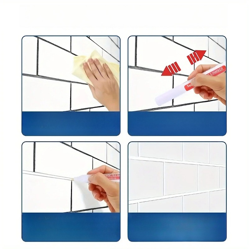 1PC 防水グラウトペンタイルマーカー壁継ぎ目修復ツール浴室 - Tile Grout Repair のレビューと価格
