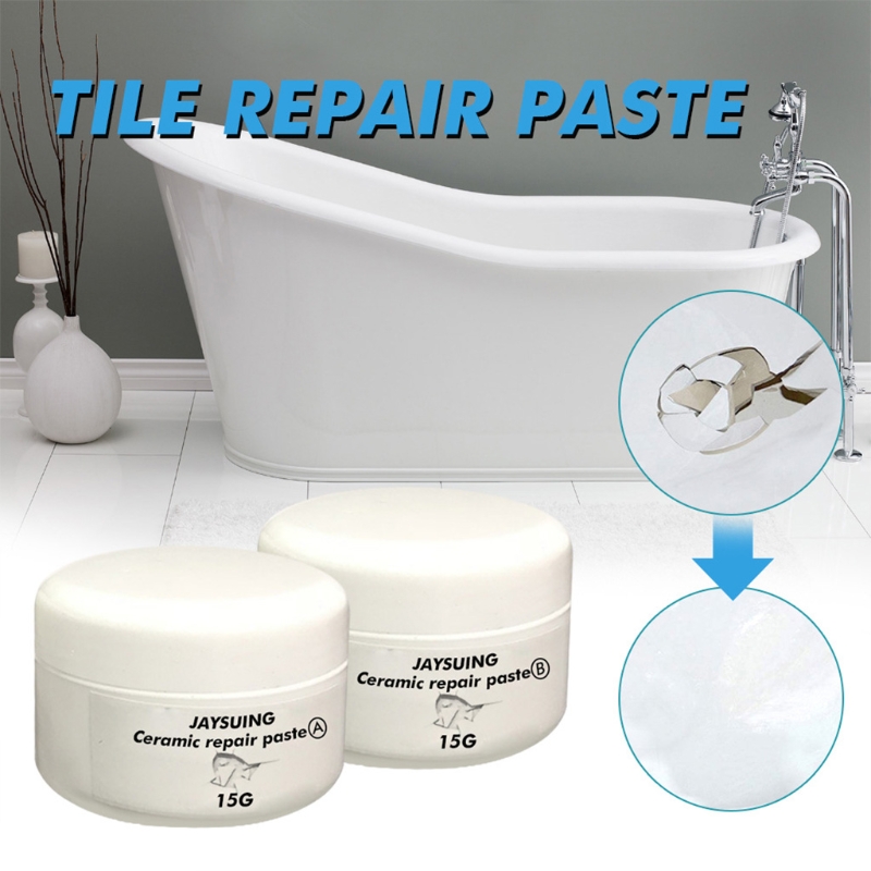 1 セットセラミック修理ペースト 30 グラム速乾性白磁クラ - Tile Grout Repair のレビューと価格